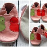 Leather Soft Sole Baby Shoes Prewalkers Bird