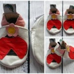 Leather Soft Sole Baby Shoes Prewalkers ladybug