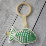 Organic Green Fish Toy