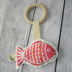 Organic Pink Fish Toy