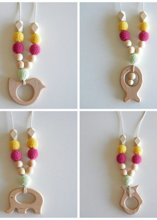 Wooden nursing necklace eco Wooden nursing necklace eco