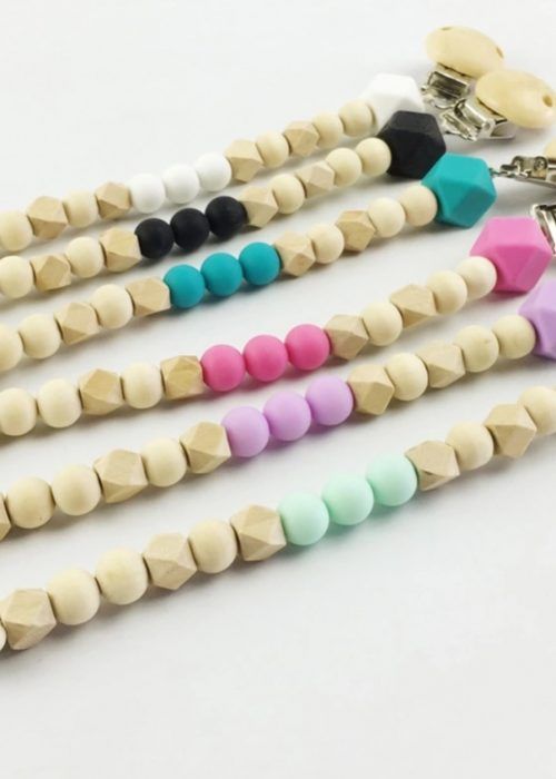 Dummy Clip Wooden Silicone Dummy Clip Wooden Silicone