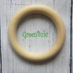 Organic MapleMaple Wood Teething Rings Organic natural eco toys Wood Teething Rings