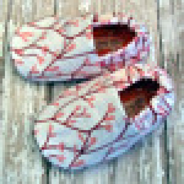 Organic Coral Baby Soft Sole Walker Shoes Cotton