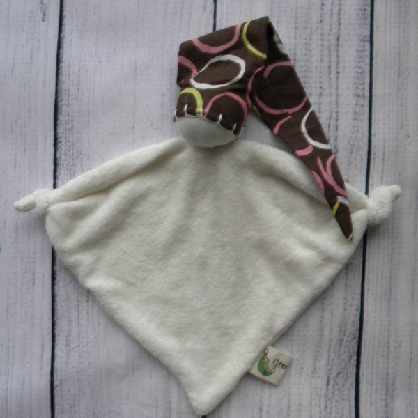 Organic Teething Doll Pink Circle