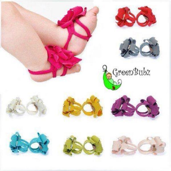 Girls Barefoot Sandals Thongs Shoes