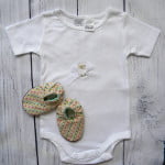 Diamond Girls Onesie Shoe Set
