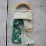 Organic Maple Teething Ring Retro Duck
