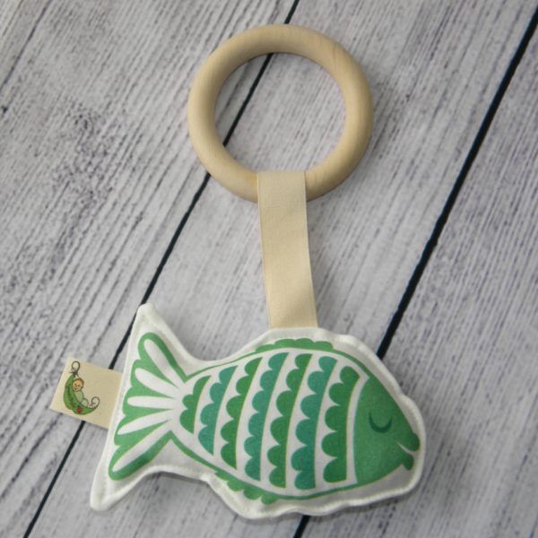 Organic Green Fish Toy