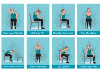 24 Chair Yoga flashcards