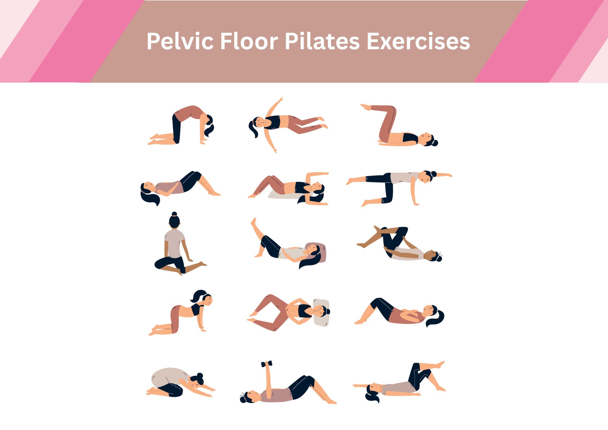 Pelvic Floor Pilates Poster